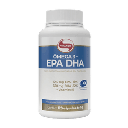 Ômega 3 EPA 540mg DHA 360mg Vitamina E 120Caps Vit... - MSK Suplementos