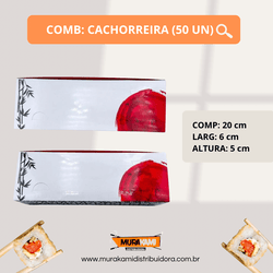 COMBINADO CACHORREIRA TAMANHO 20X6X5CM C 50 (UN) - MURAKAMI DISTRIBUIDORA