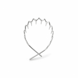Tiara Dentes Prata e Dourada De Acetato 3,0 cm Lg ... - MUSAKALL