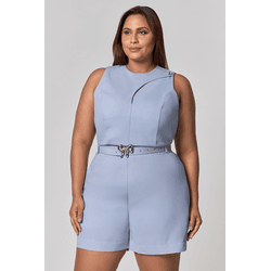 Semi Cropped Recortes Botão Laço MySize - Image Wi... - MYSIZE