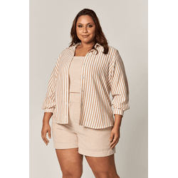 Camisaria Listrada Nature MySize - MYSIZE