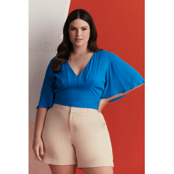 Vestido MySize Longo Detalhe Alças Plus Size Feminino - Shapes