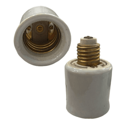 Adaptador Soquete para Lâmpada bocal E27 para E4... - Alfa Materiais Elétricos