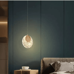 Luminária Lustre Pendente de Cristal Circulo Lapid... - Alfa Materiais Elétricos