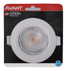 SPOT EMBUTIR LED 7W REDONDO BRANCO BIVOLT - 863080... - Alfa Materiais Elétricos