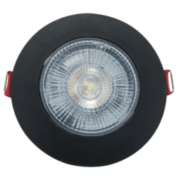 Spot Preto Led De Embutir Redondo 5w Bivolt Avant ... - Alfa Materiais Elétricos