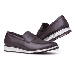 Sapato Casual Loafer Calçar Em Couro Macio Premium... - NINE4 STORE