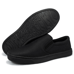 Tênis Slip On Casual Calce Fácil Lona Sola Caixa P... - NINE4 STORE