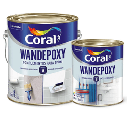 WANDEPOXY BRANCO 2,7L + CATALISADOR 900ML CORAL - ... - Nobel Tintas