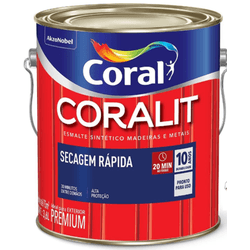 CORALIT SEC RAPIDA BRILHANTE VERDE FOLHA 3,0L - 3... - Nobel Tintas