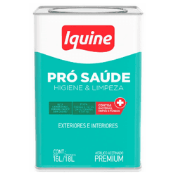 PRO SAUDE BRANCO NEVE ACETINADO 18L - IQUINE - 343 - Nobel Tintas