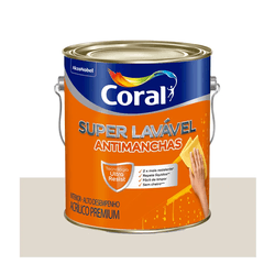 CORAL SUPER LAVÁVEL BRANCO 3,6L - 102 - Nobel Tintas