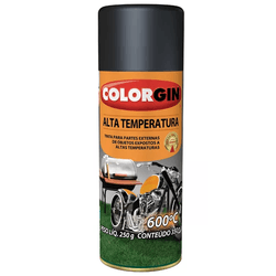 SPRAY COLORGIN ALTA TEMP 600° PRETO 300ML - SHERWI... - Nobel Tintas