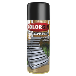SPRAY COLORGIN ANTIDERRAPANTE PRETO FOSCO 350ML - ... - Nobel Tintas