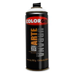 SPRAY COLORGIN ARTE URBANA FOSCO BRANCO 400ML - SH... - Nobel Tintas
