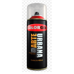 SPRAY COLORGIN ARTE URBANA FOSCO LARANJA 400ML - S... - Nobel Tintas