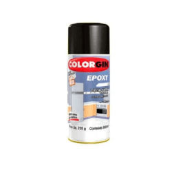 SPRAY COLORGIN EPOXY PRETO BRILHANTE 350ML - SHERW... - Nobel Tintas