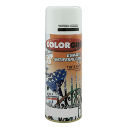 SPRAY COLORGIN ESMALTE SINT ANTIFERRUGEM BRANCO 35... - Nobel Tintas