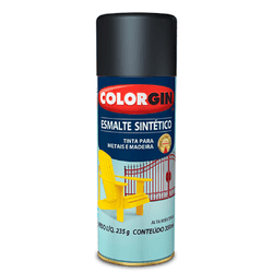 SPRAY COLORGIN ESMALTE SINT PRETO FOSCO 350ML - SH... - Nobel Tintas