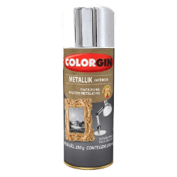 SPRAY COLORGIN METALLIK CROMADO 350ML - SHERWIN WI... - Nobel Tintas