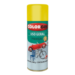 SPRAY COLORGIN USO GERAL AMARELO BRILHANTE 400ML ... - Nobel Tintas