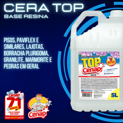 Cera Liq Top + Cenap 5l Loja - 1505 - NORONHA PRODUTOS QUÍMICOS