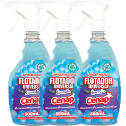 FLOTADOR CENAP MULTIUSO LAVANDA - GATILHO 12X500ML... - MS IMPERIO COM. PRODS. P/ LIMPEZA E DESCATAVEIS LTDA - ME