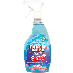 Flotador Cenap Multiuso Lavanda - GATILHO - 500ML ... - MS IMPERIO COM. PRODS. P/ LIMPEZA E DESCATAVEIS LTDA - ME