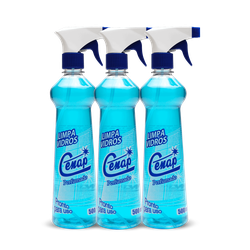 LIMPA VIDROS COM GATILHO CENAP 12X500ML LOJA ( FAR... - MS IMPERIO COM. PRODS. P/ LIMPEZA E DESCATAVEIS LTDA - ME