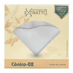 Filtro Conico 02 Extratto c/ 40 UN - FullYou