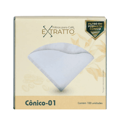Filtro Cônico Supremo Nº 01 Extratto 100 Unidades - FullYou