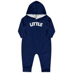 Macacão plush little azul marinho Marlan - 707 - Novelinhos Moda Infantil