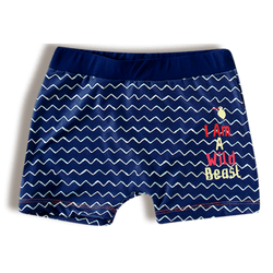 Sunga azul marinho estampada jacaré Tip Top UV50+ ... - Novelinhos Moda Infantil