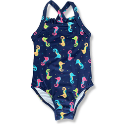 Maiô azul marinho cavalo marinho Tip Top UV50+ - 4... - Novelinhos Moda Infantil