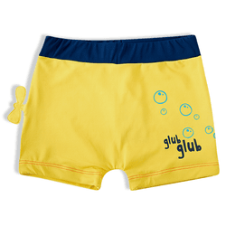Sunga amarela submarino Tip Top UV50+ - 458 - Novelinhos Moda Infantil