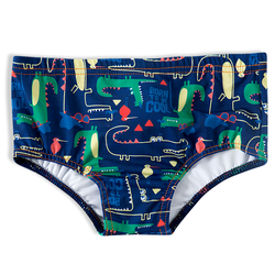 Sunga azul marinho jacaré Tip Top UV50+ - 448 - Novelinhos Moda Infantil