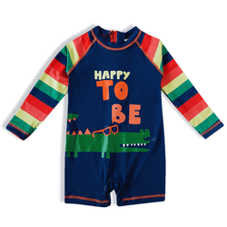 Macaquinho praia azul marinho jacaré Tip Top UV50+... - Novelinhos Moda Infantil