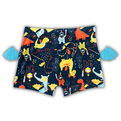 Sunga azul marinho dragão Tip Top UV50+ - 631 - Novelinhos Moda Infantil