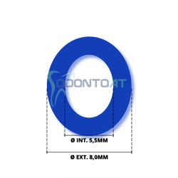 MANGUEIRA PNEUMÁTICA POLIURETANO TUBO AZUL 8,0 MM ... - ODONTO AT