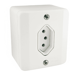  LINHA R TOMADA 2P+T BRANCA 20A RADIAL 1902.114 - OLDRIVER