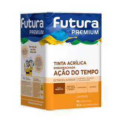 Tinta Emborrachada Ação Do Tempo Branco Futura 18L... - OLDRIVER