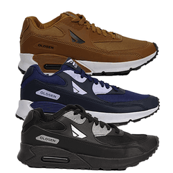Kit 3 Tenis Oldsen Masculino Walk