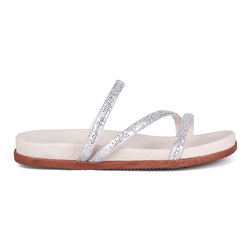 Sandália Rasteirinha - OFF WHITE - NSL10-OFFWHITE - OLDSEN