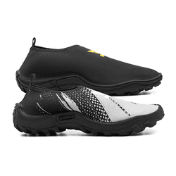 Kit 2 Pares de SAPATILHA AQUATICA PRETO+CINZA