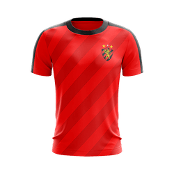 REF: 02018/1 - Camisa Torcedor - Sport Vermelha e Preta - ONZA