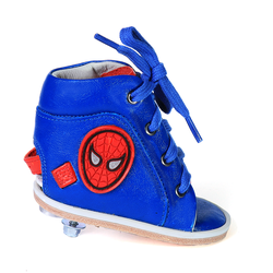 Dennis Brown homem aranha azul com barra de regula... - Orthocalce Baby & Kids