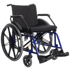 Baxmann - cadeira de rodas poty preta 150kg - Ortopedia São Lucas | Produtos médicos e ortopédicos