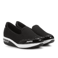 Slip On Modare Tela Sport Feminino - Preto - Ortopedia São Lucas | Produtos médicos e ortopédicos