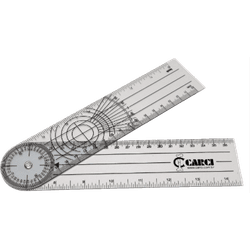 Goniômetro Grande Carci Acrílico 22cm - Ortopedia São Lucas | Produtos médicos e ortopédicos