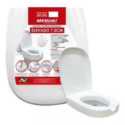 Mebuki - Assento Elevado Retangular 7,5cm - Ortopedia São Lucas | Produtos médicos e ortopédicos